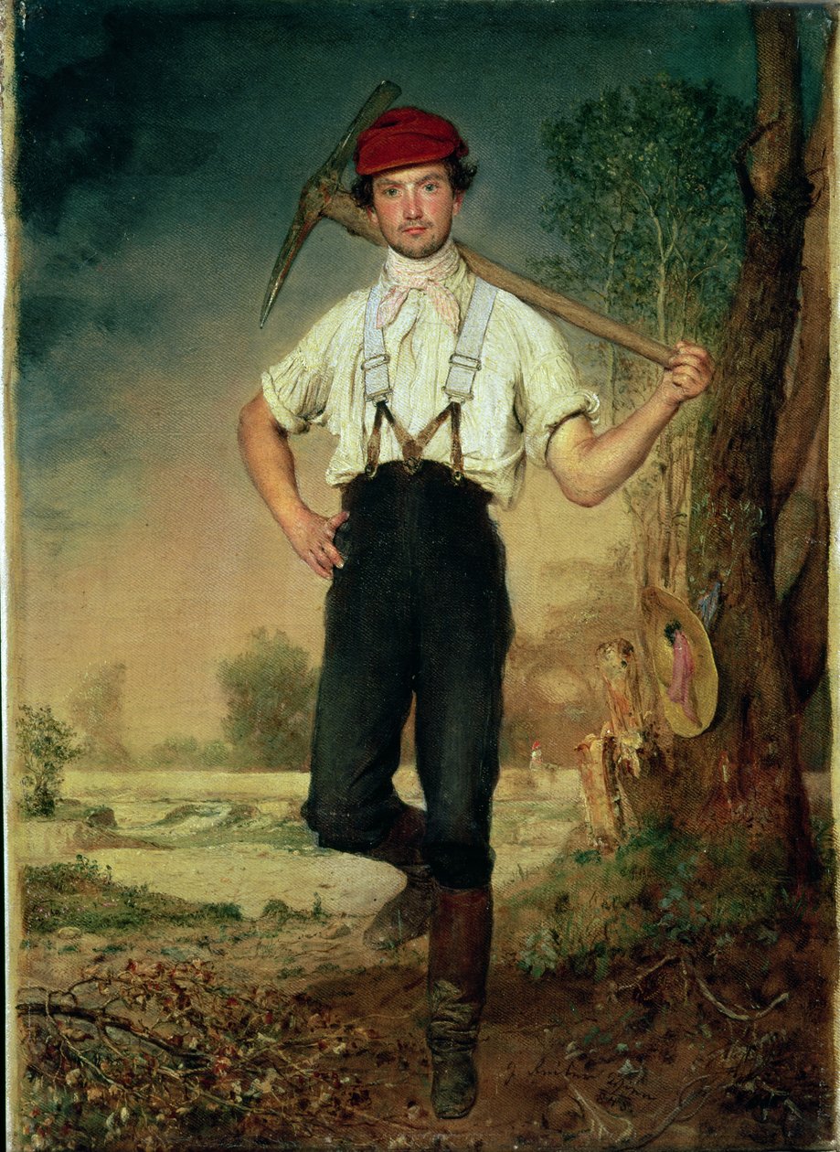 Arbeider, 1848 av Johann Baptist Reiter