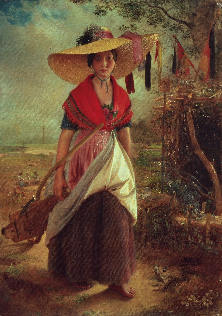 Arbeiderjente, 1848 av Johann Baptist Reiter