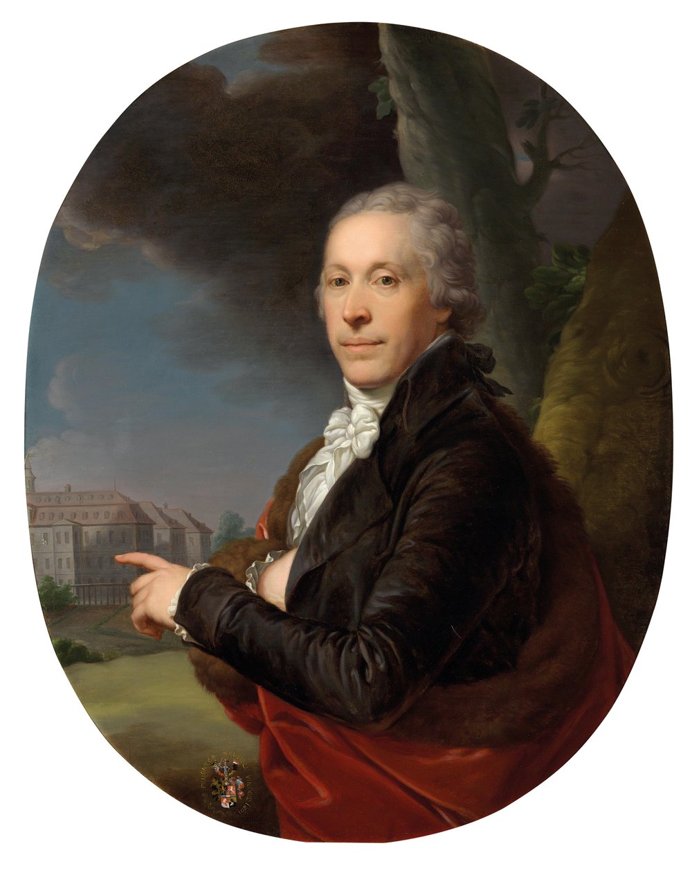 Portrett av den østerrikske papirprodusenten Ignaz Theodor Pachner av Johann Baptist von Lampi the Elder