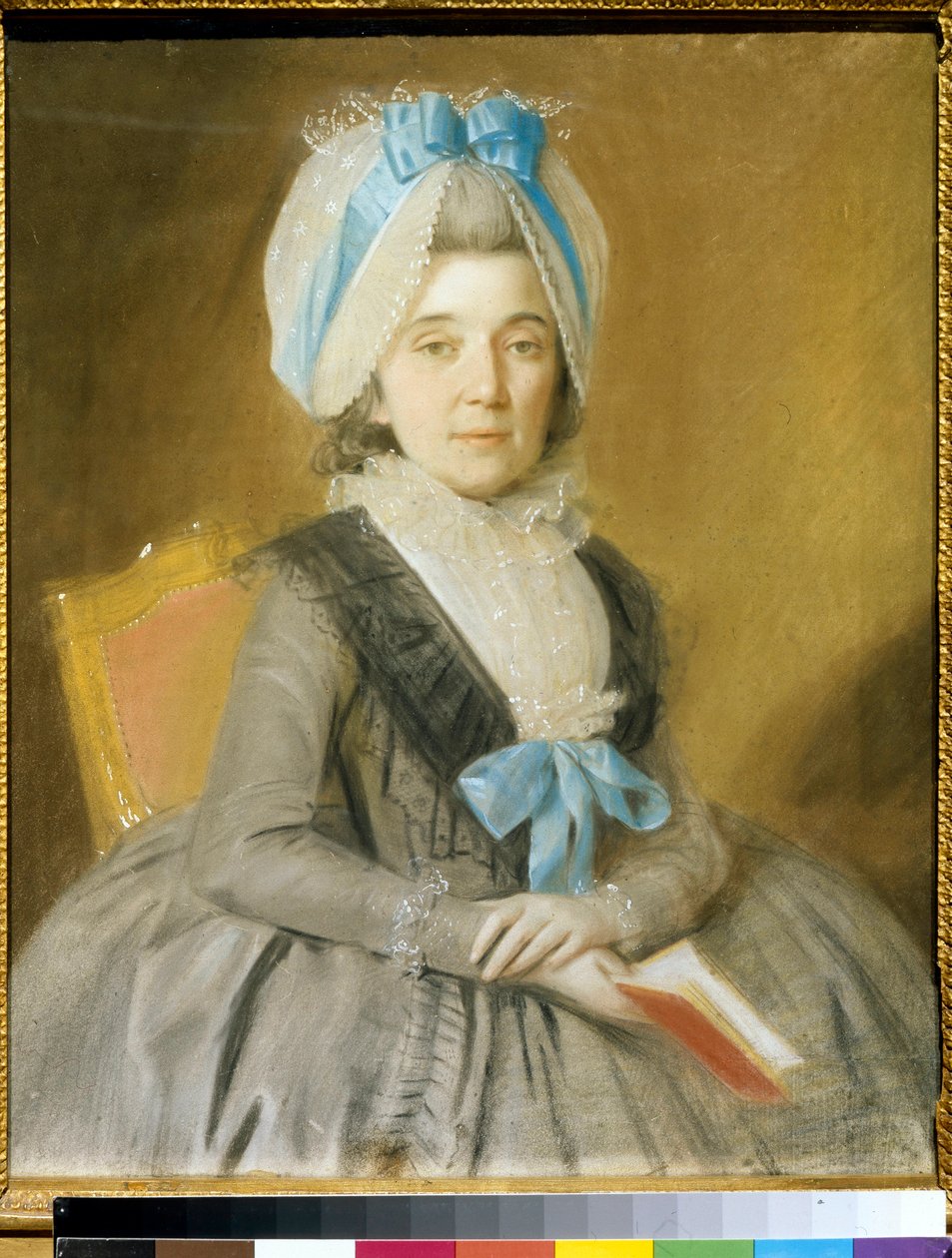 Portrett av prinsesse Praskovia Ivanovna Galitzine (pastell på pergament) av Johann Bardou