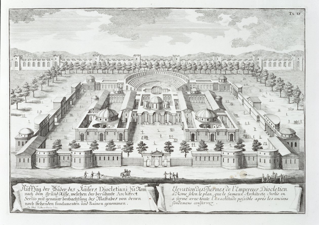 Diocletians bad (302 e.Kr.), Roma, fra 
