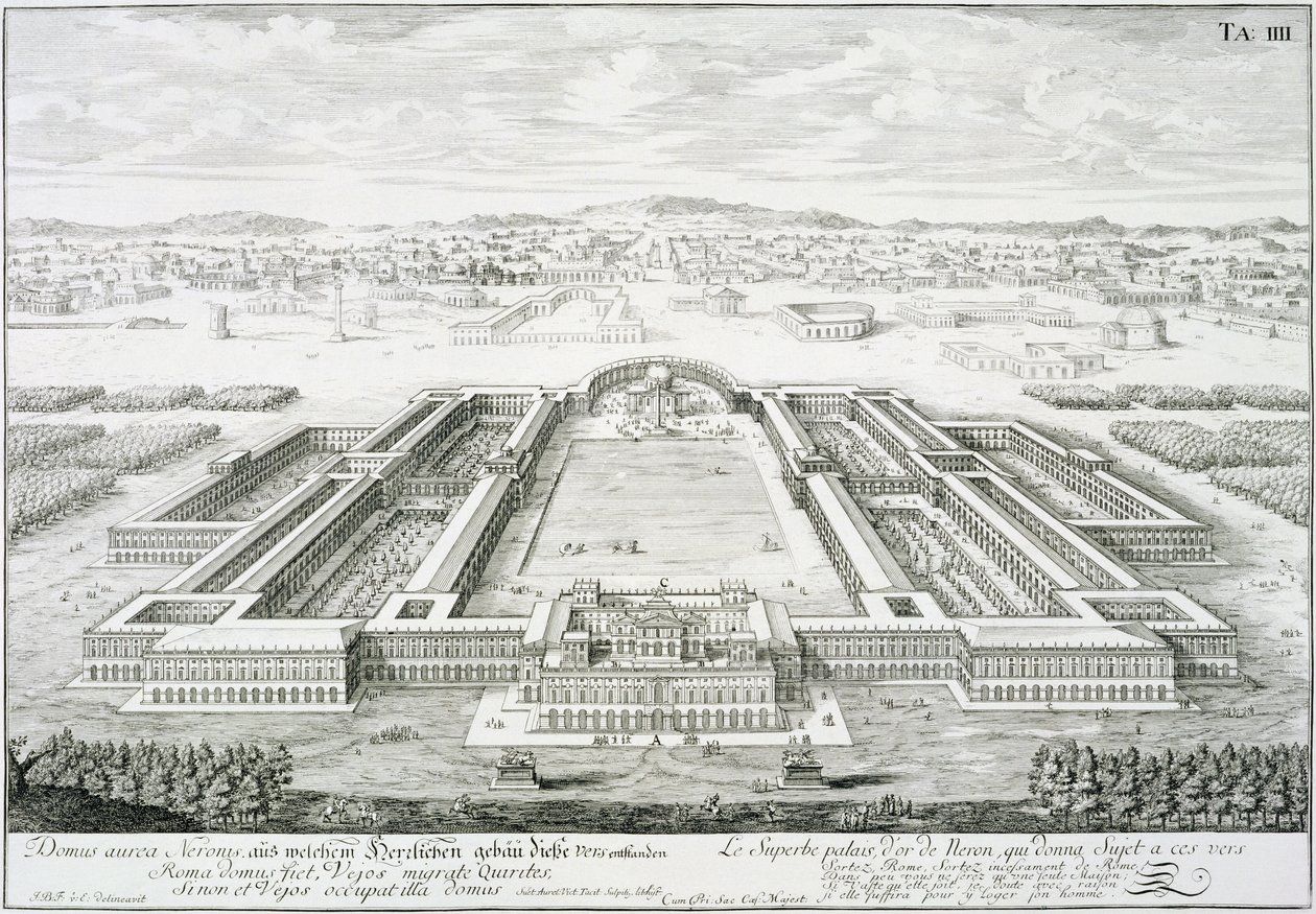 Keiser Neros gylne palass (54-68 e.Kr.), Roma, fra 