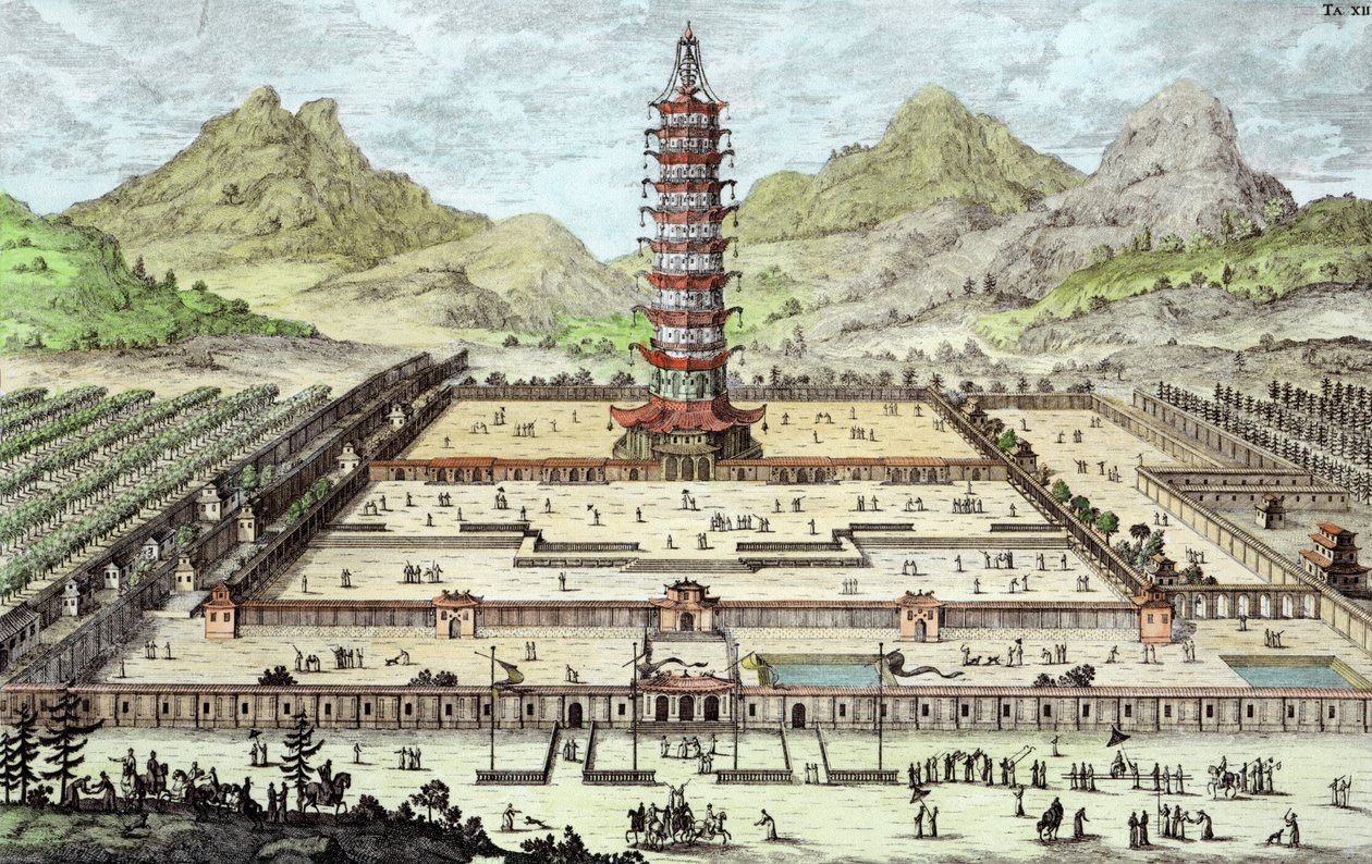 The Porcelain Tower of Nanking, plate 12 fra 