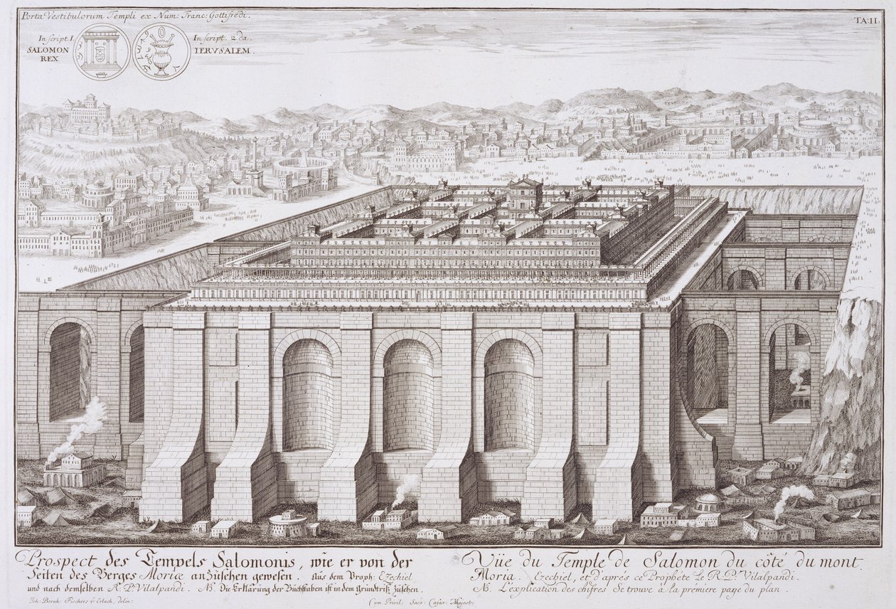 Salomos tempel, Jerusalem, fra 