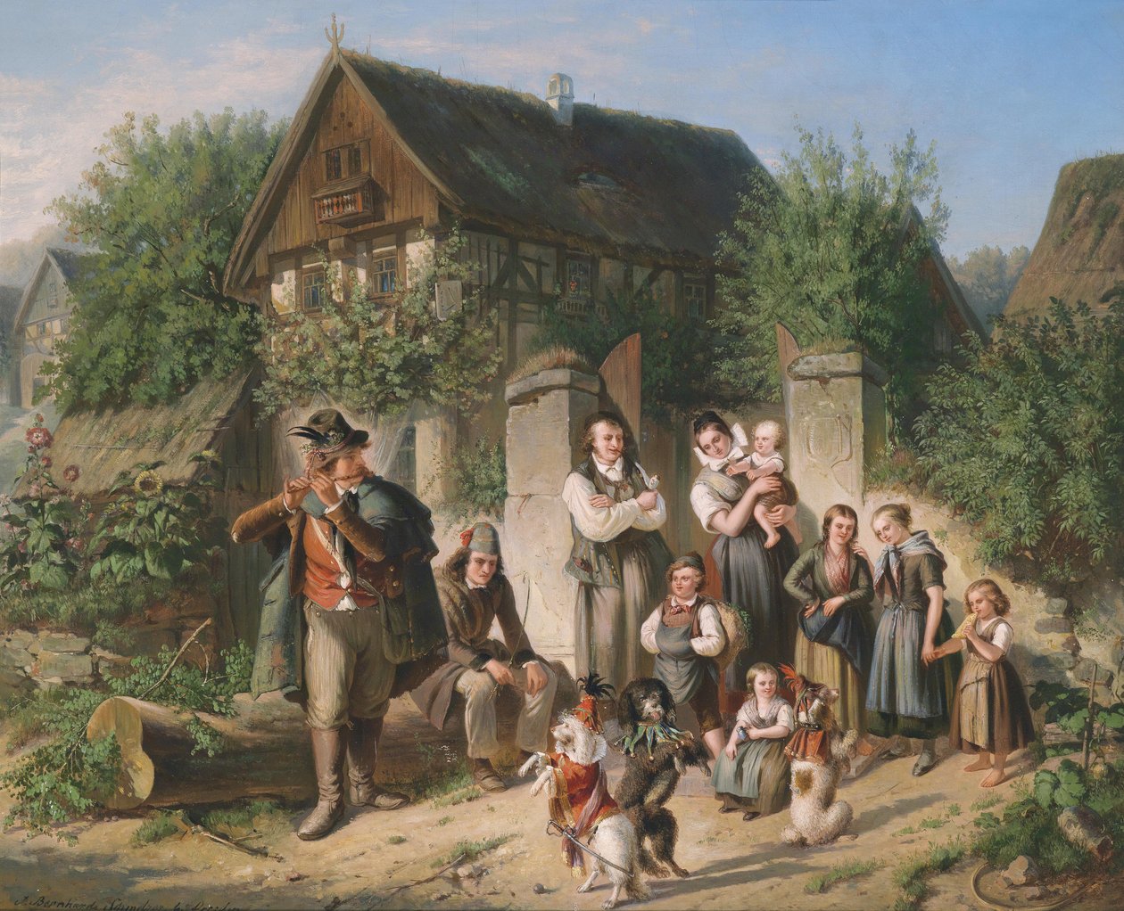 Dansforestillingen av Johann Bernhard Schmelzer