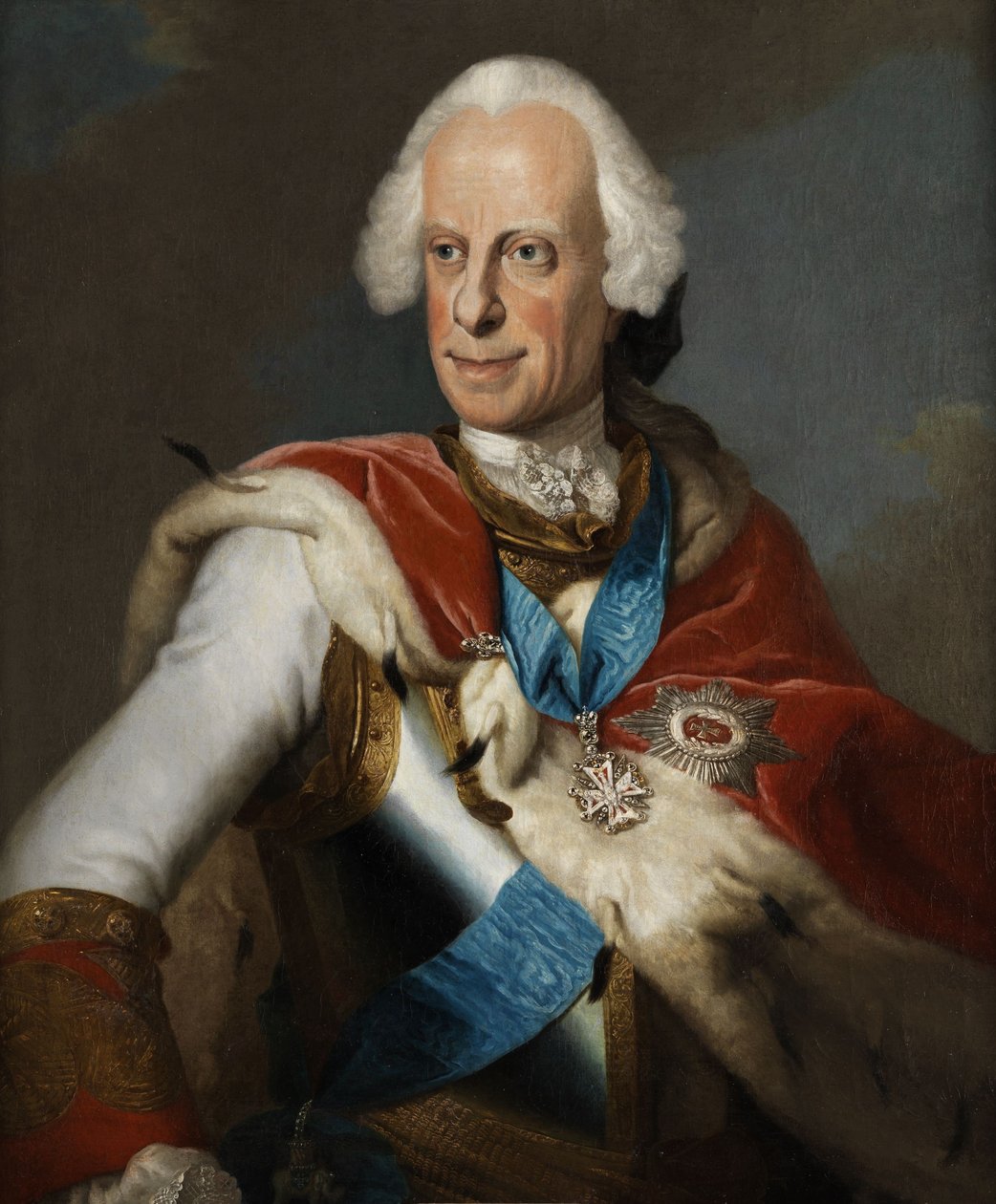 Portrett av Landgrave Ludwig VIII av Johann Christian Fiedler