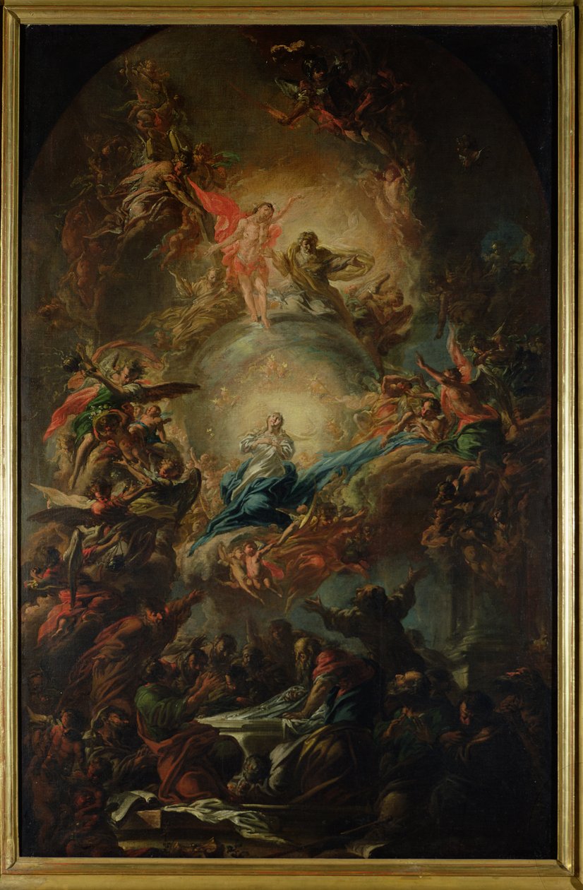 Antagelsen, ca. 1695 av Johann Christoph Lischka