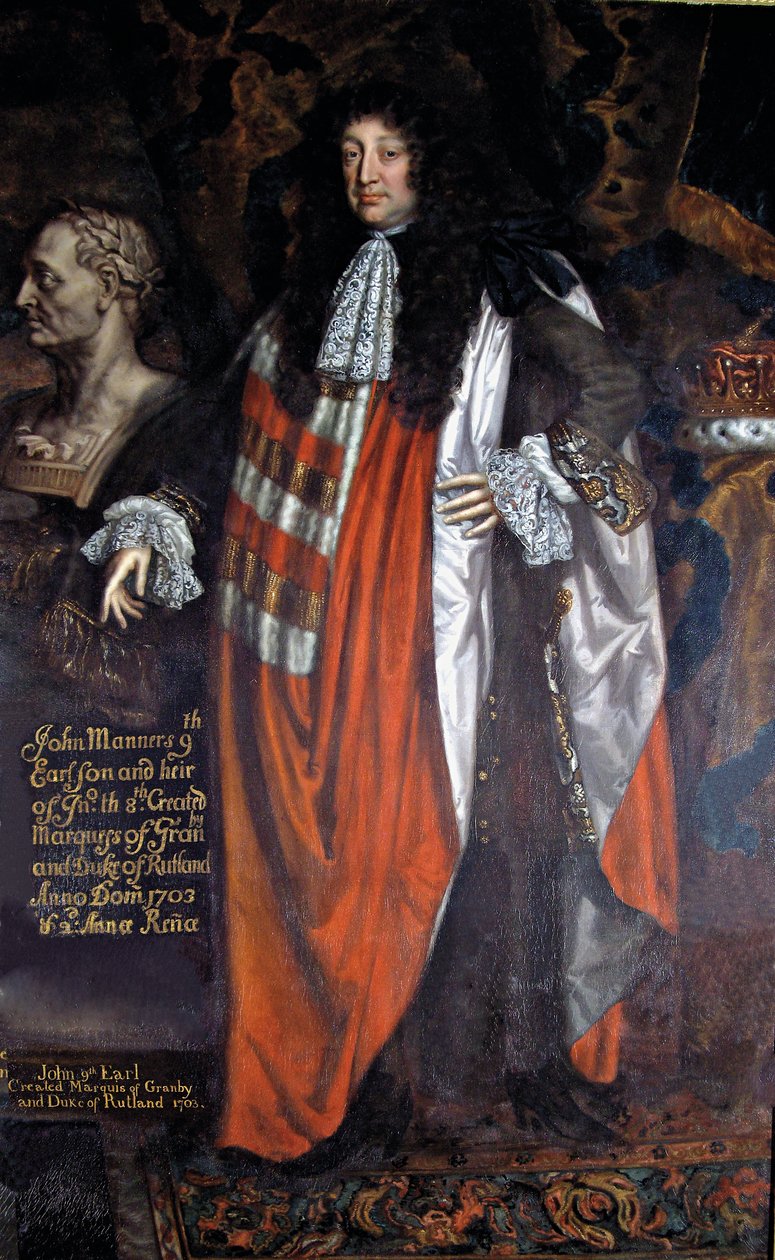 John Manners, 9. jarl av Rutland, ca. 1700 av Johann Closterman