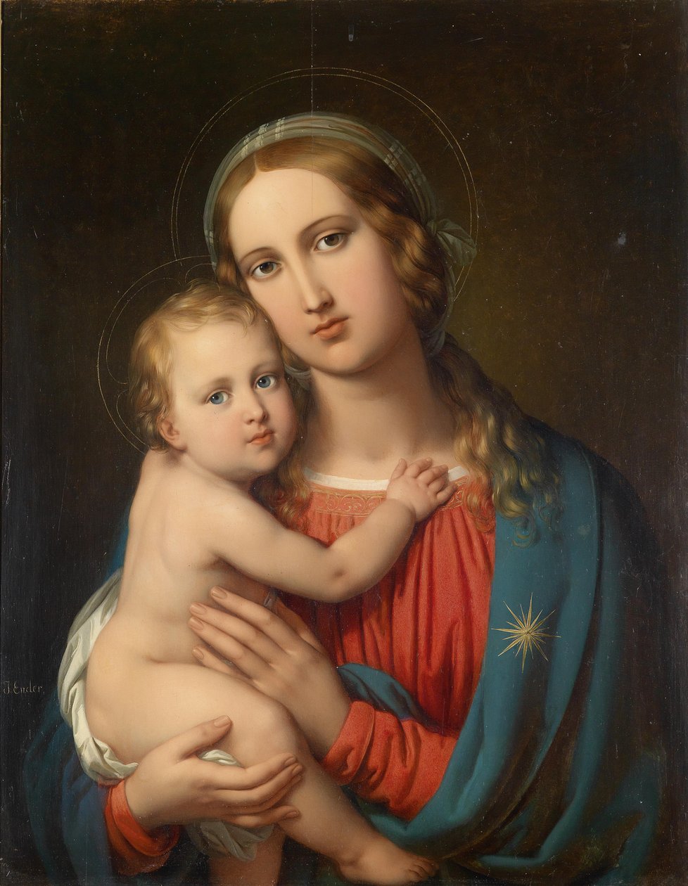 Madonna og barn av Johann Ender