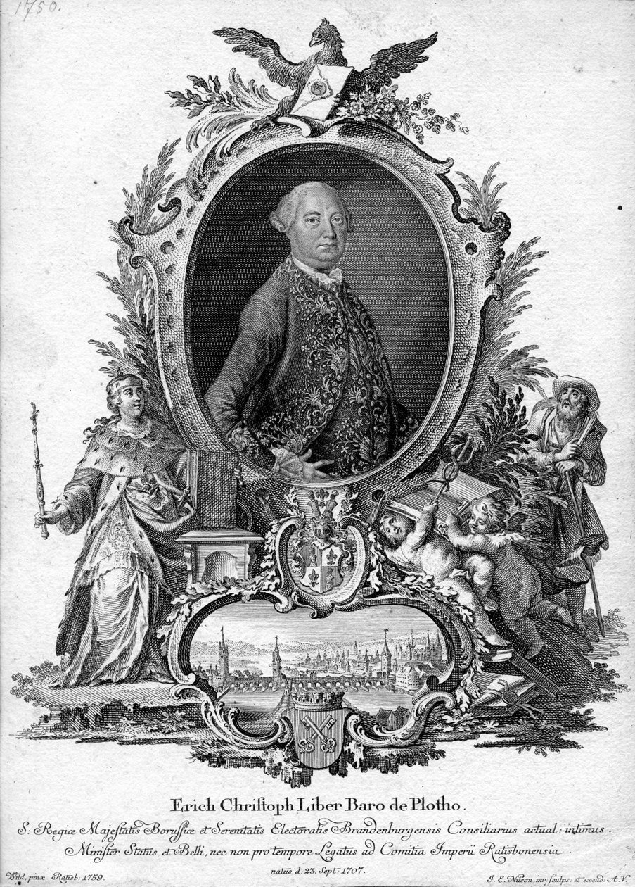 gravert portrett av Johannes Esaias Nilson