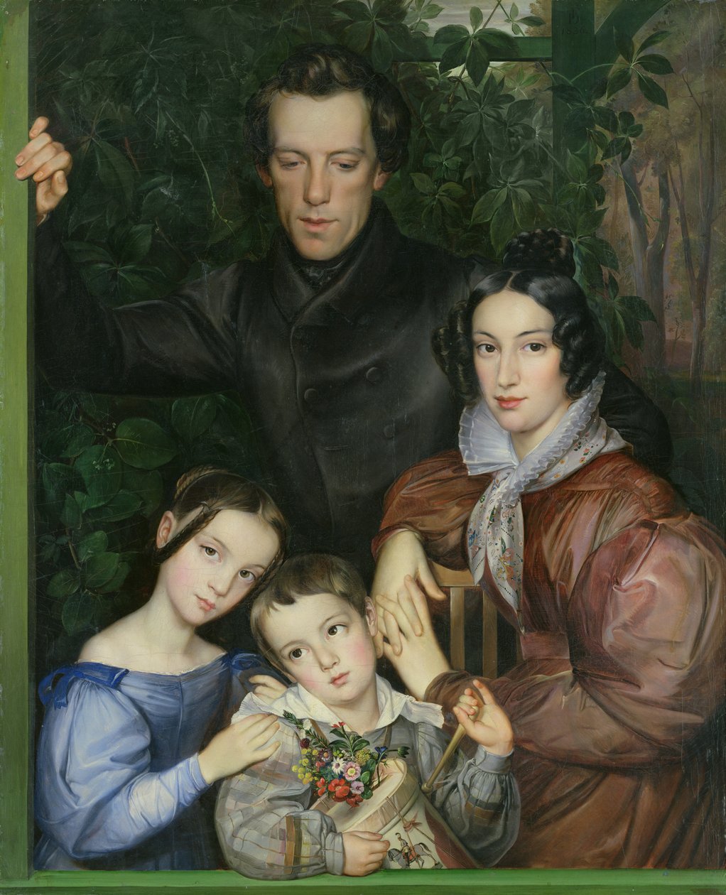 Familien Rauter, 1836 av Johann Friedrich Dieterich
