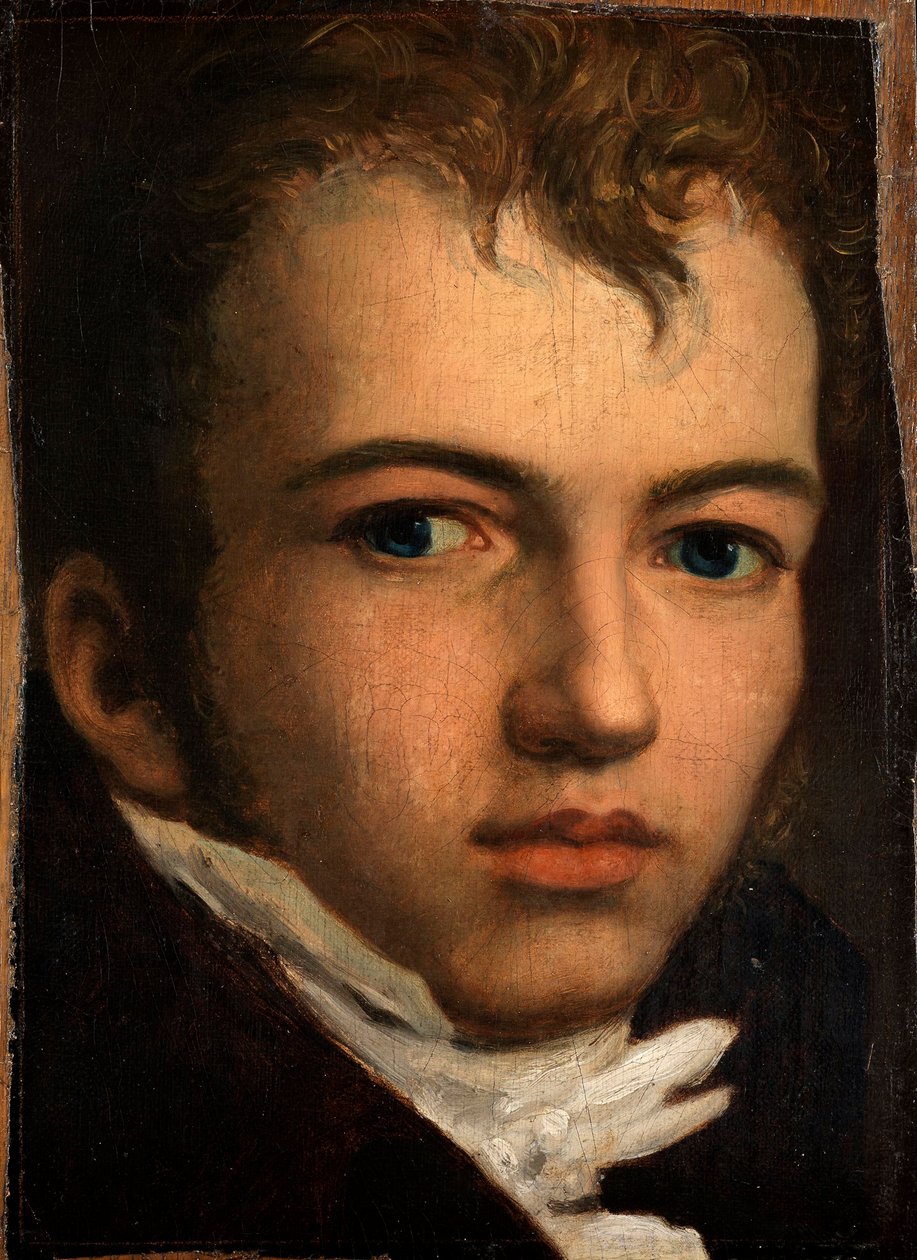 Friedrich Overbeck - Portrett av Johann Carl Eggers av Friedrich Overbeck