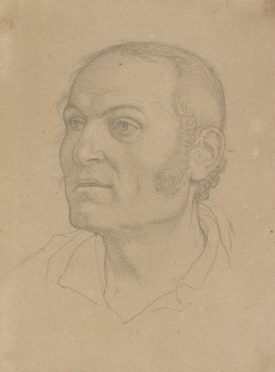 Hodet til en mann av Friedrich Overbeck