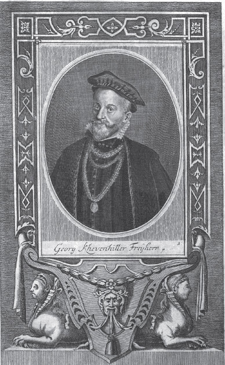 Portrett av Georg von Kevenhüller av Johann Friedrich Rosbach