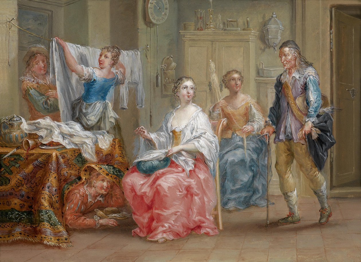 De forstyrrede elskerne av Johann Georg Platzer