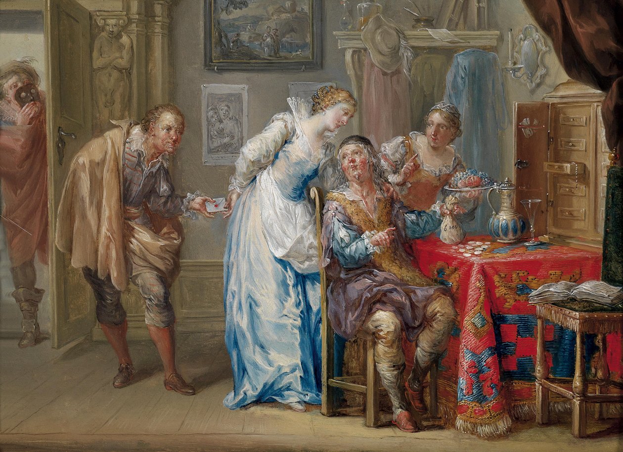Kjærlighetsbrevet av Johann Georg Platzer
