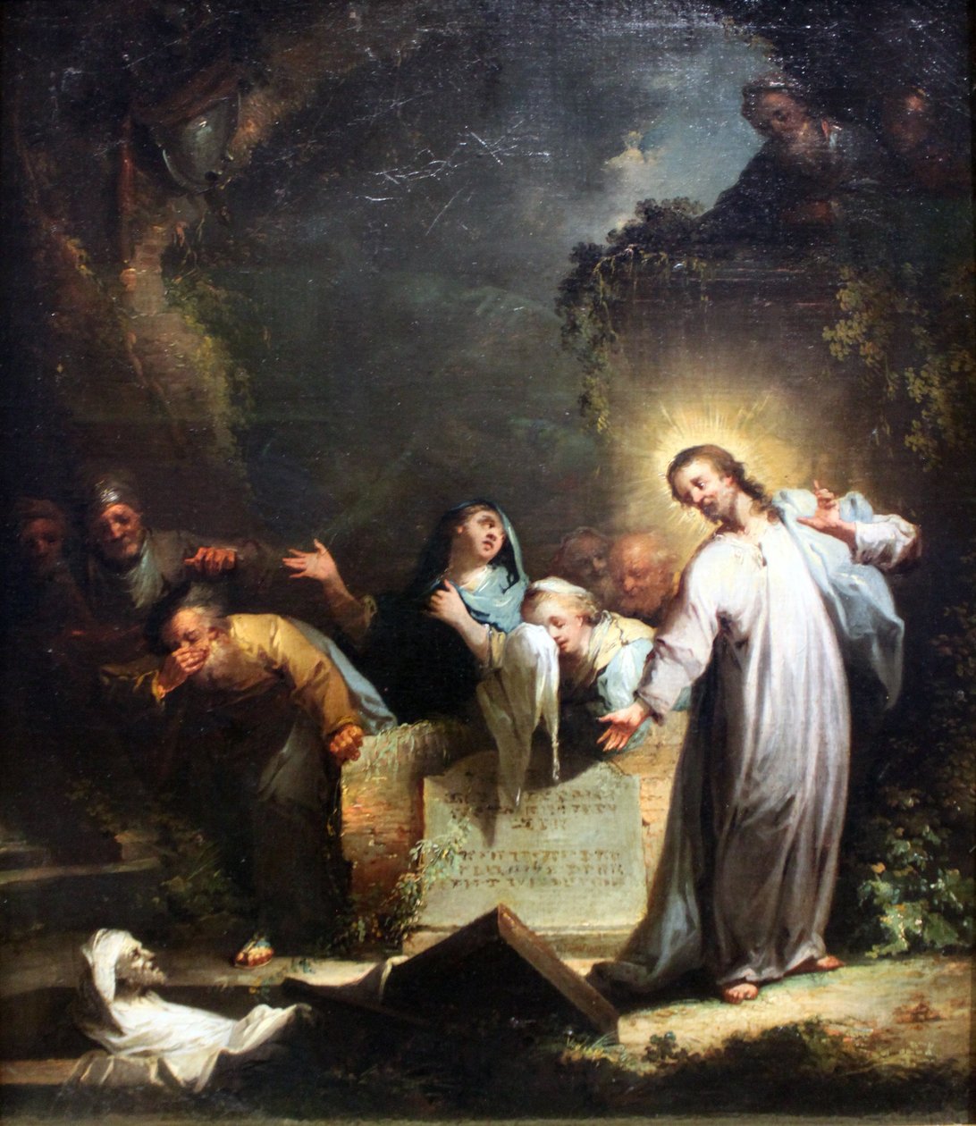 Oppveksten av Lasarus av Johann Georg Trautmann