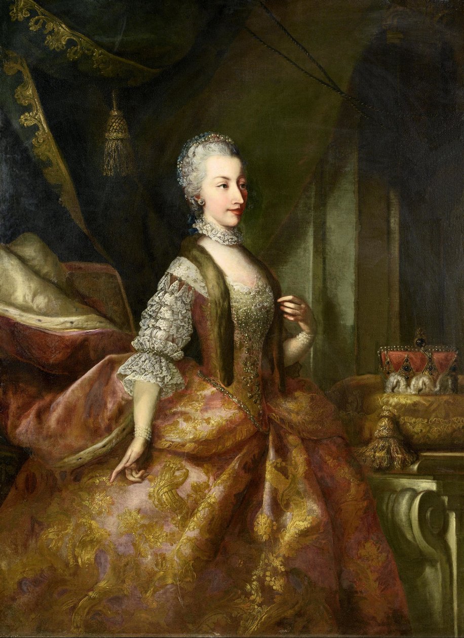 Portrett av en erkehertuginne av Østerrike av Johann Gottfried Auerbach