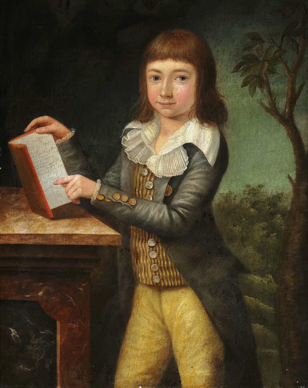 Portrett av Carl Diderich Tutein av Johann Jacob de Lose