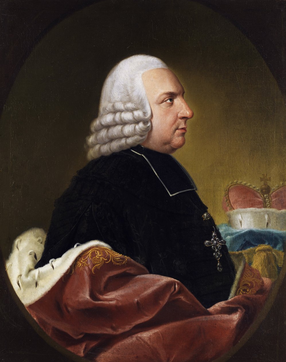 Portrett av Lothar Franz von Schönborn av Johann Jakob Ihle