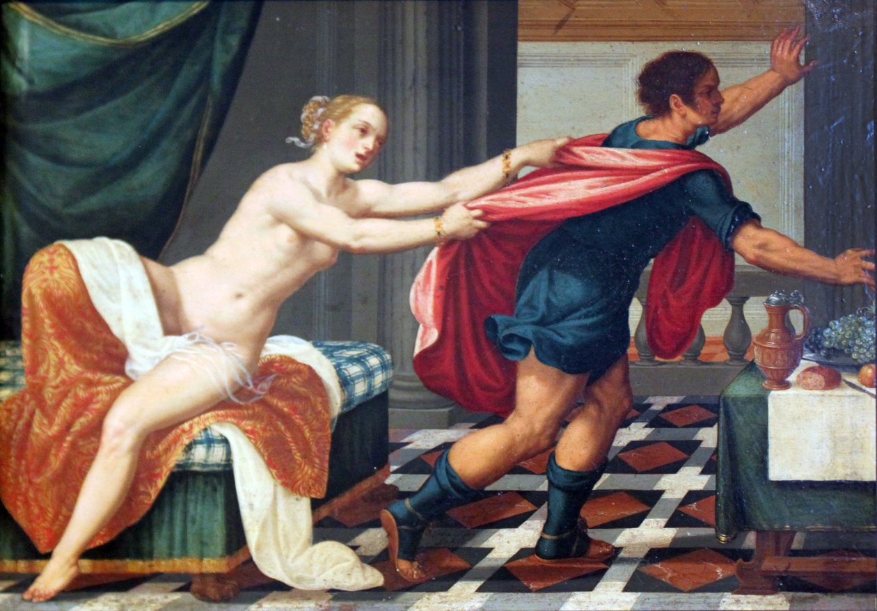 Joseph og Potifars kone av Johann or Hans Konig