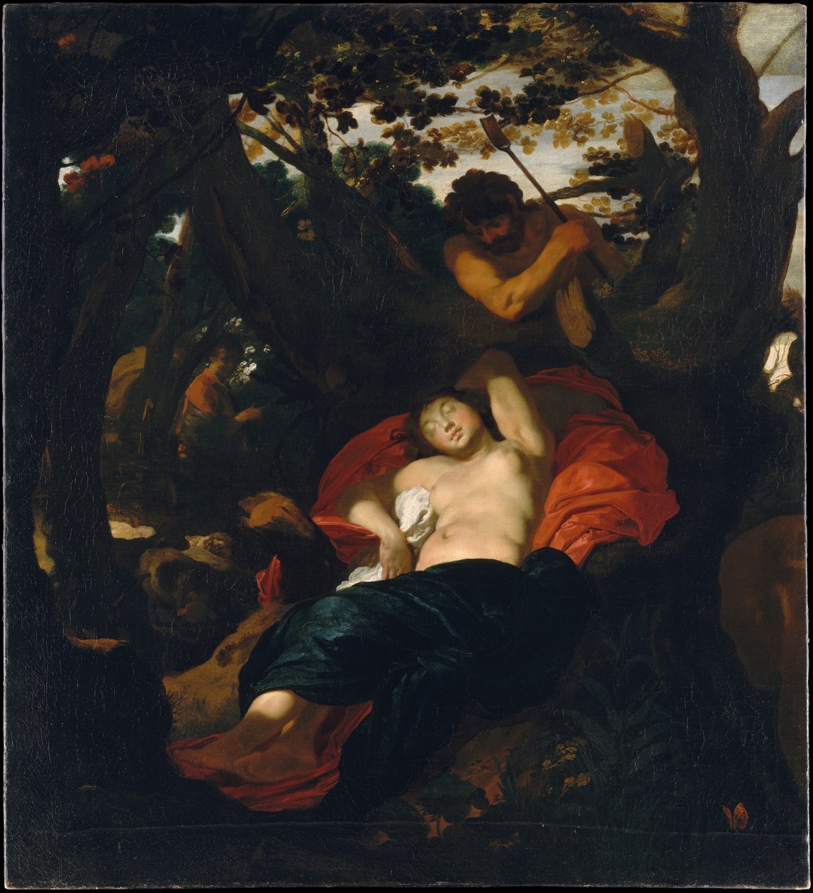 Nymfe og gjeter av Johann Liss