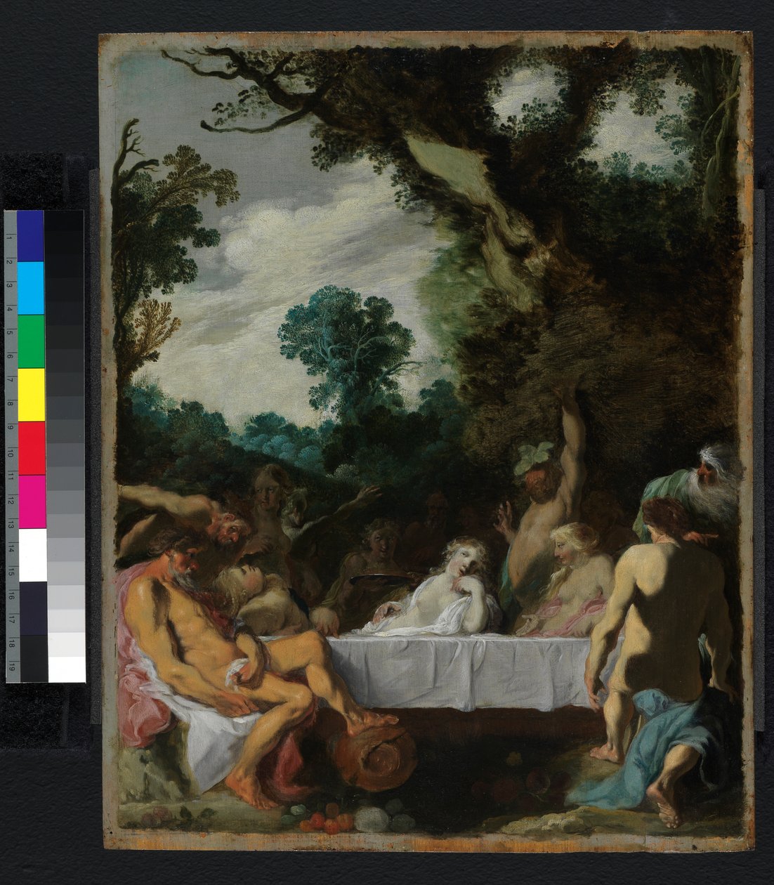 A Bacchanalian Feast, ca. 1617 av Johann Liss or Lis or von Lys