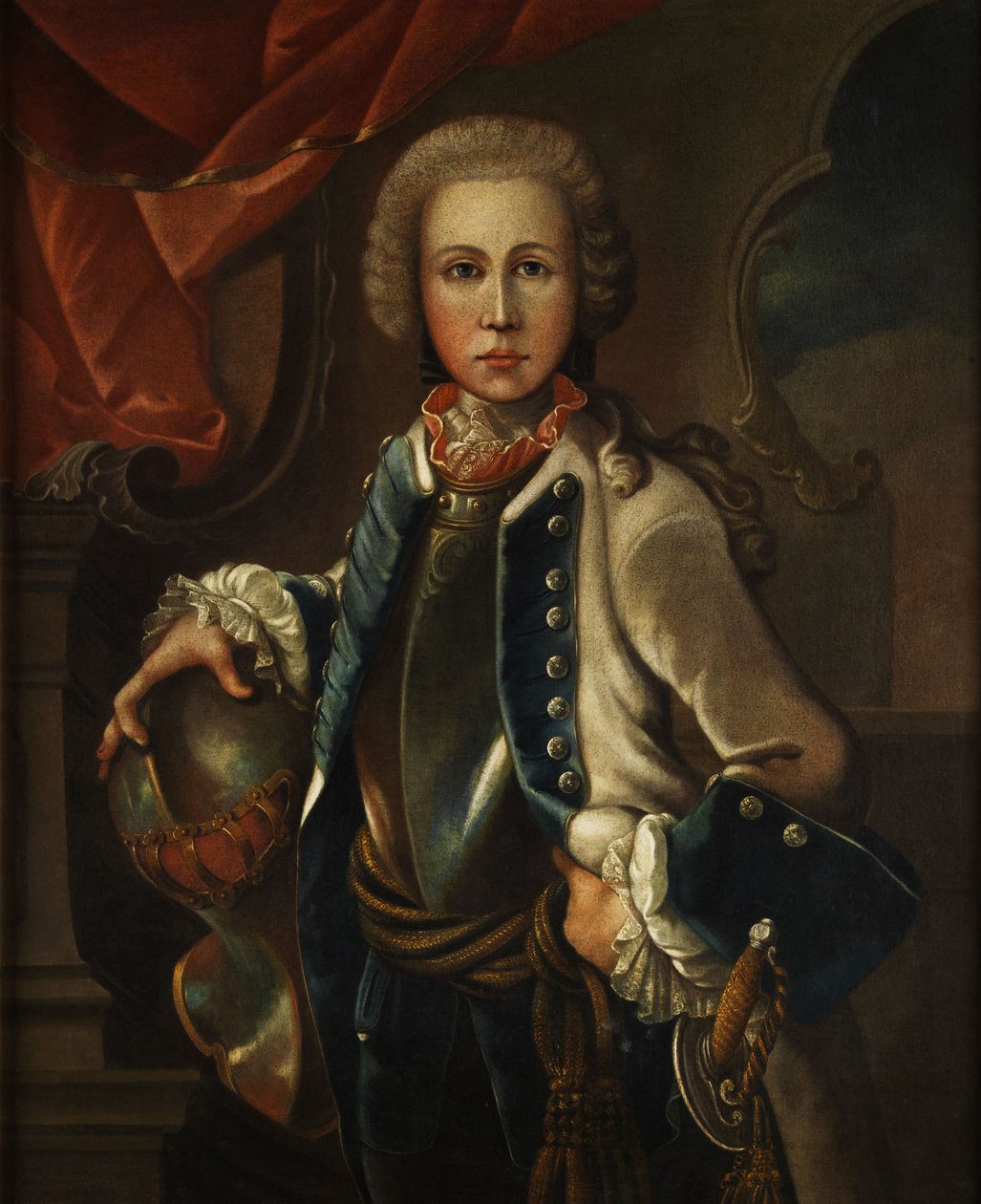 Portrett av en ung adelsmann av Johann Michael Franz