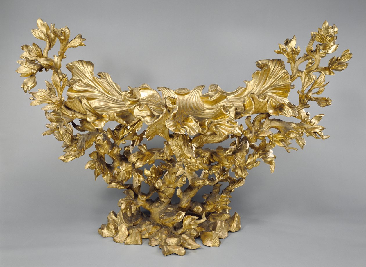 Sidebord tilskrevet Johann Paul Schor, ca. 1670 (gessoed og forgylt poppel) av Johann Paul Schor