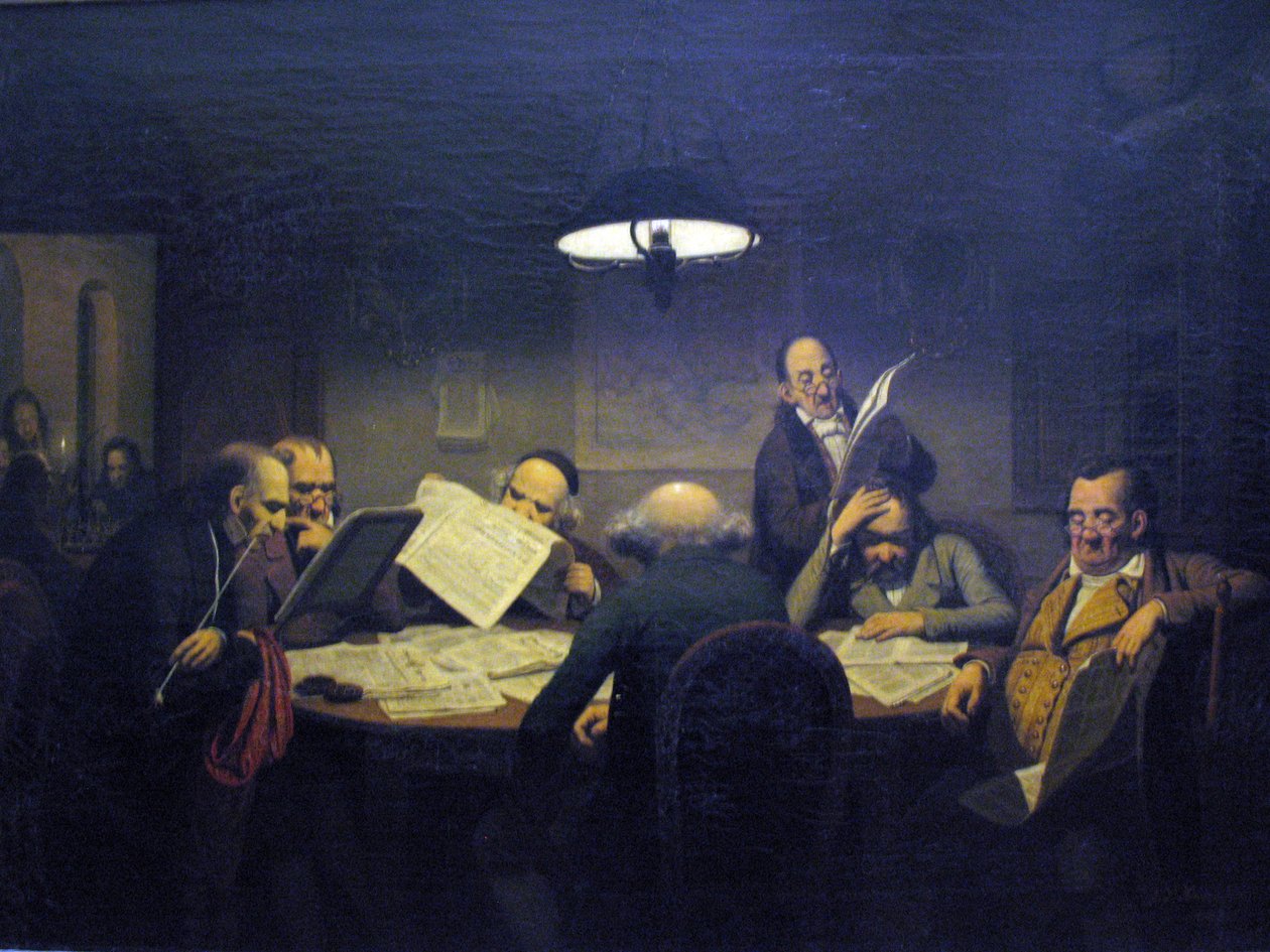 Das Lesekabinett av Johann Peter Hasenclever