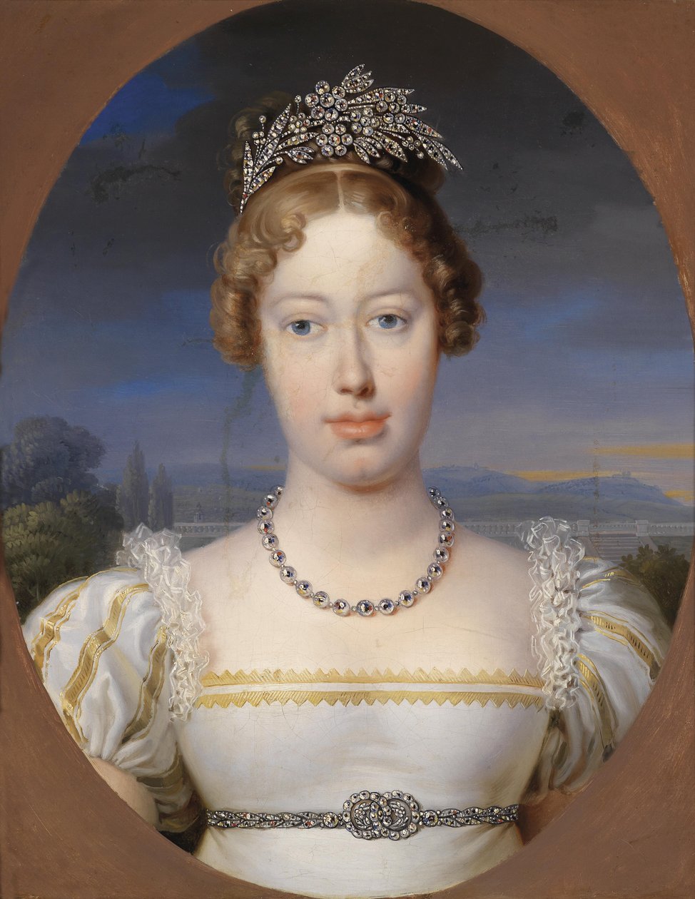 Portrett av en Carolina Ferdinanda av Østerrike ikke en prinsesse av Schleswig-Holstein av Johann Peter Krafft