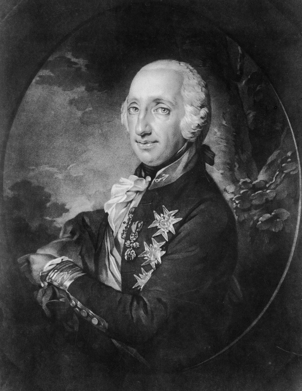 Ferdinand I av Bourbon, konge av de to Siciliene av Johann Peter Pichler