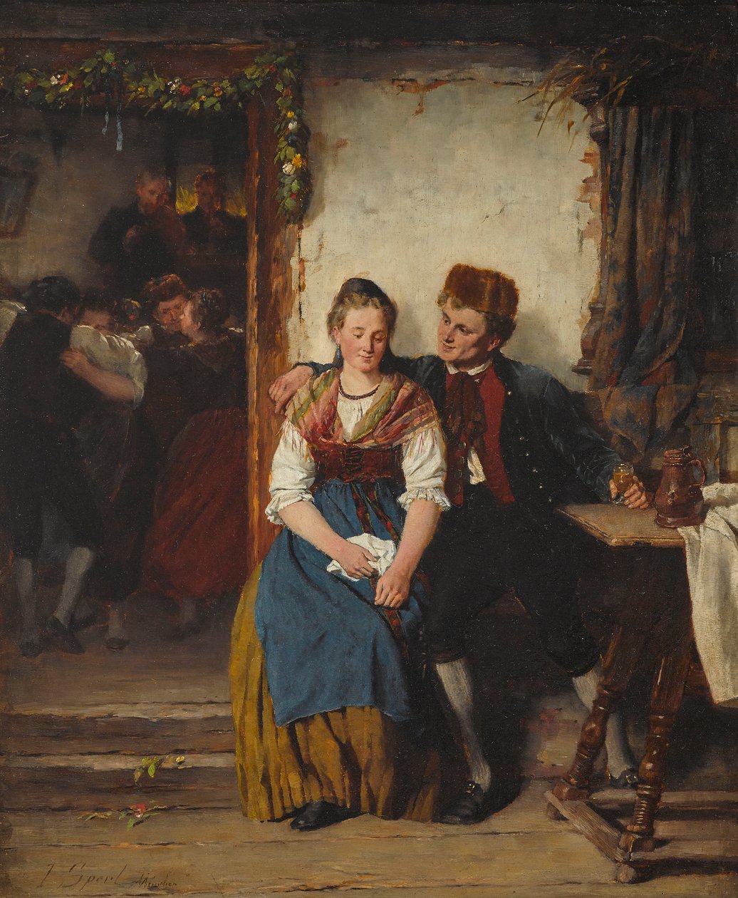 Dansepause av Johann Sperl