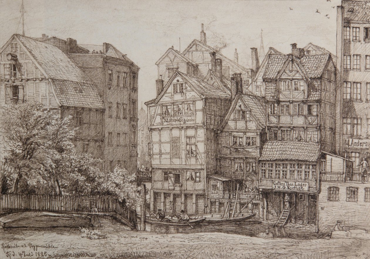 Øyeblikk av en by av Johann Theobald Riefesell