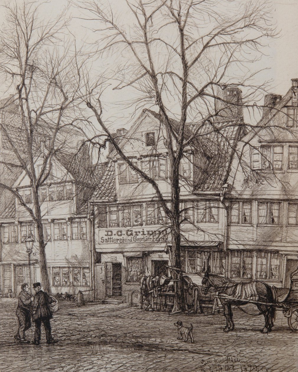 Øyeblikk av en by av Johann Theobald Riefesell