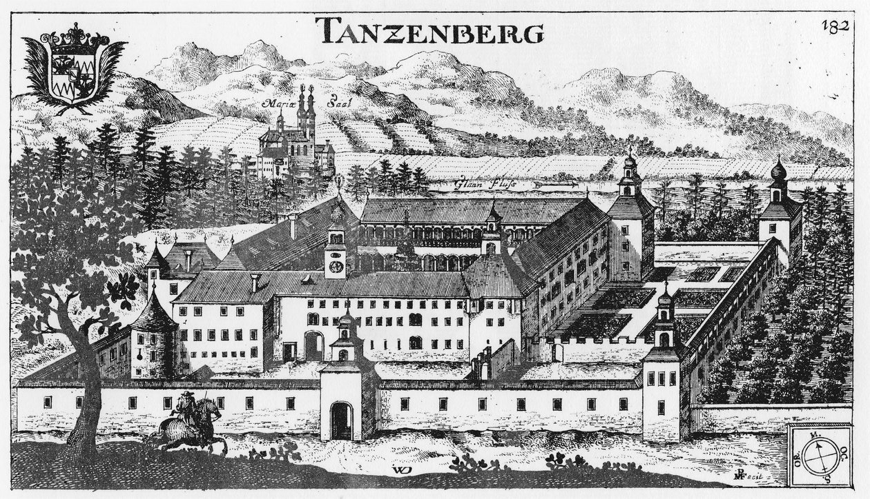 Slott Tanzenberg i Sankt Veit an der Glan / Kärnten / Østerrike / EU av Johann Weikhard von Valvasor
