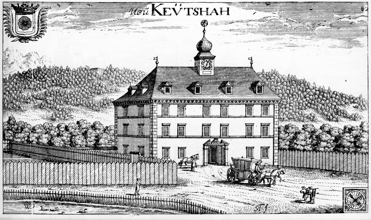 Slottet Keutschach i Kärnten av Johann Weikhard von Valvasor