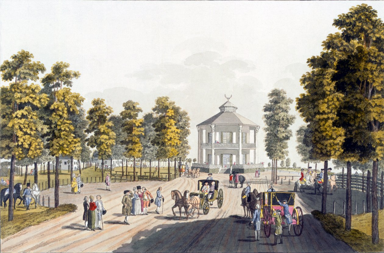 Sommerhuset i Prater, Wien, 1792 av Johann Ziegler