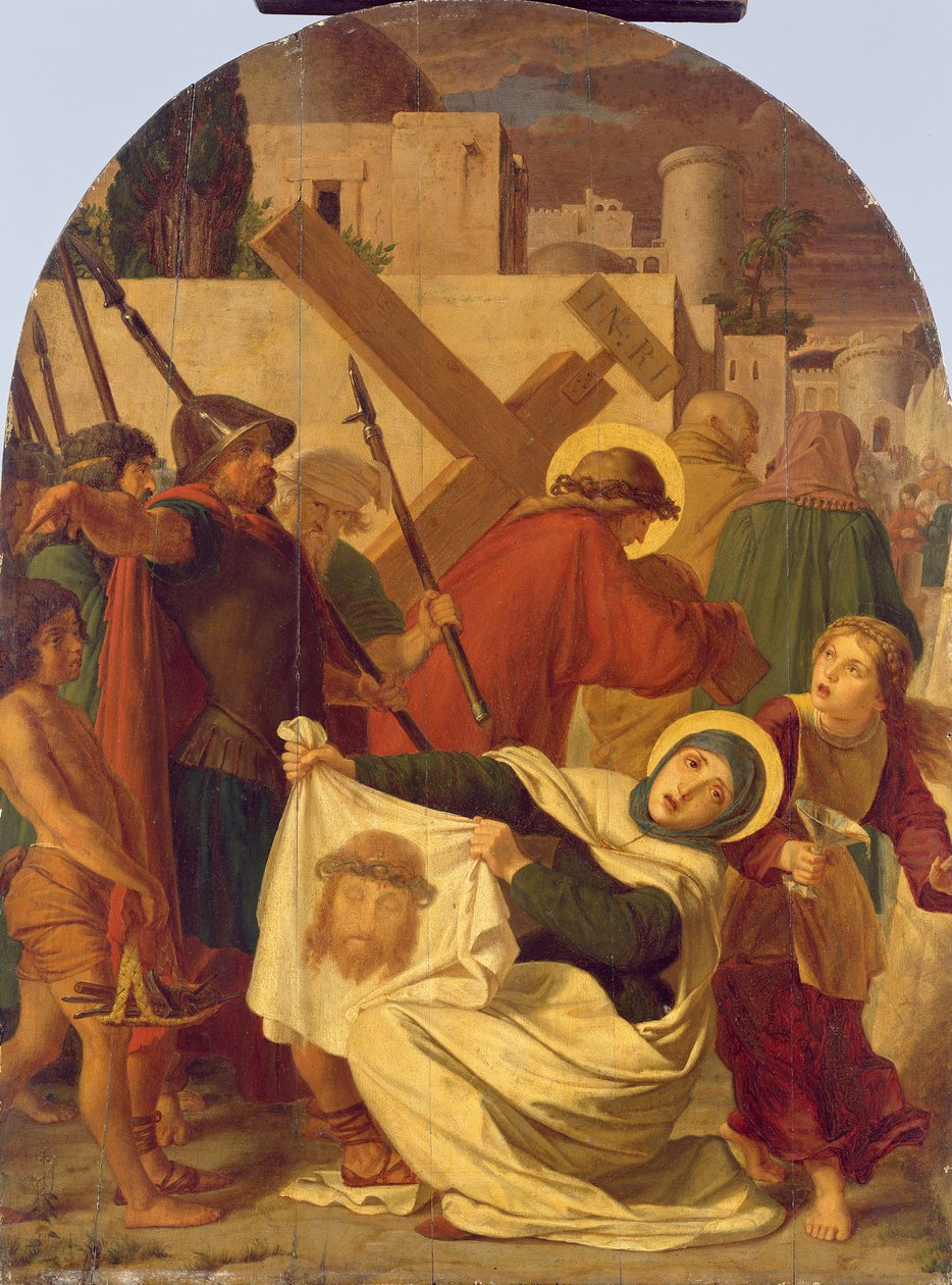 Bæringen av korset av Johann von Schraudolph