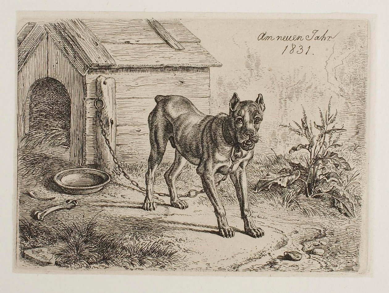 På nyttårsdagen 1831. Dog av Johann Adam Klein