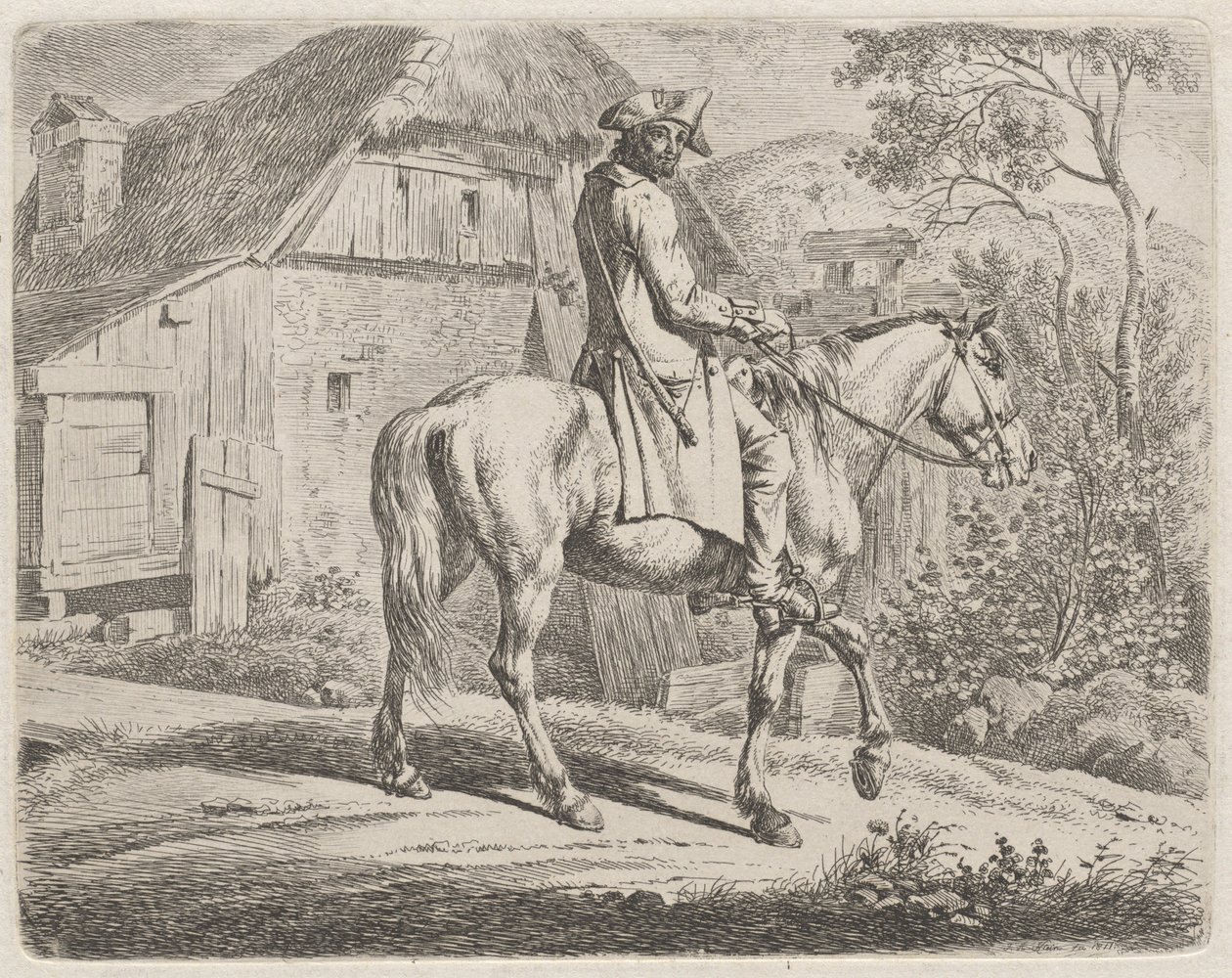 Storfehandler til hest av Johann Adam Klein