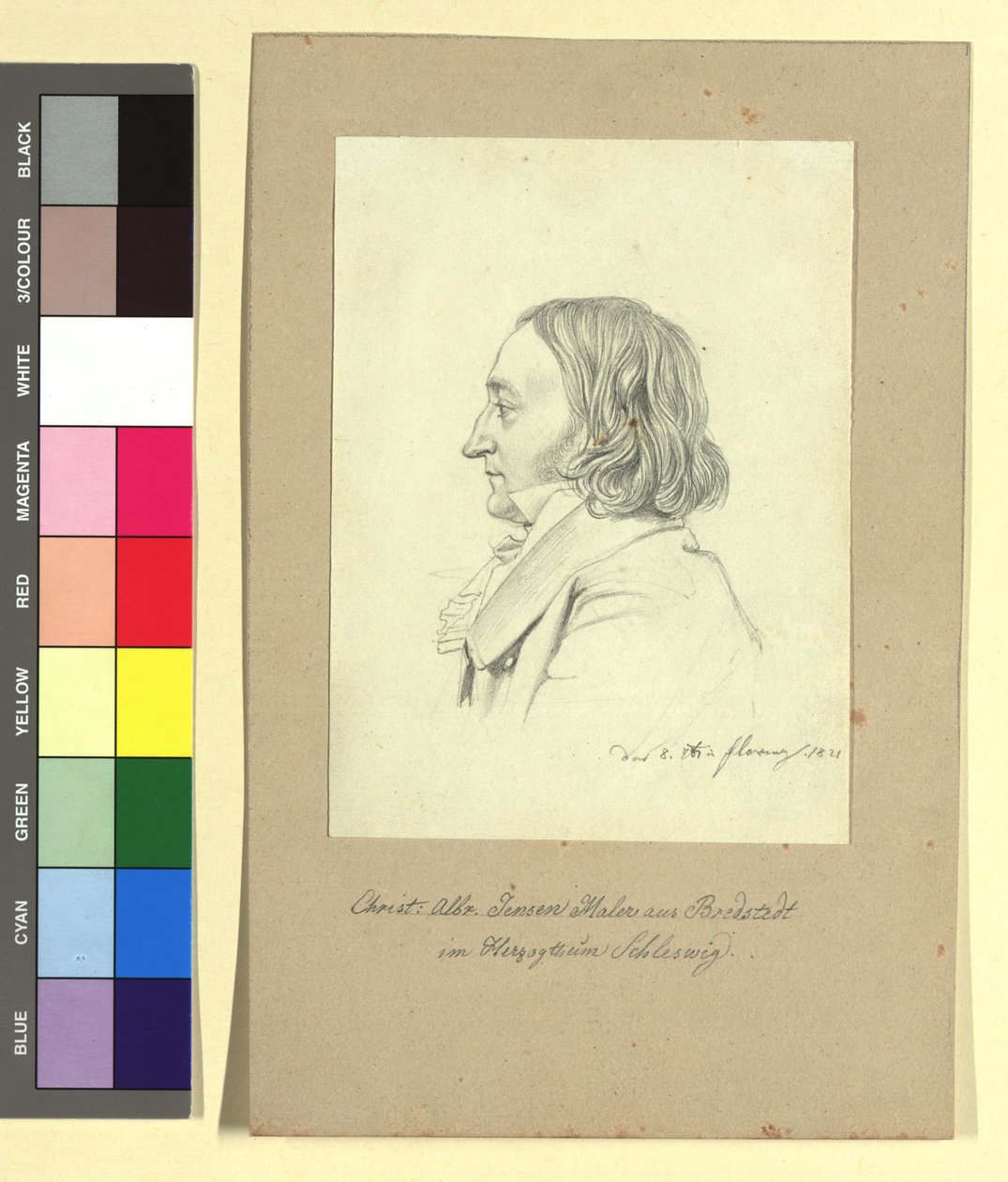 Christian Albrecht Jensen (1792-1870), maler av Johann Adam Klein