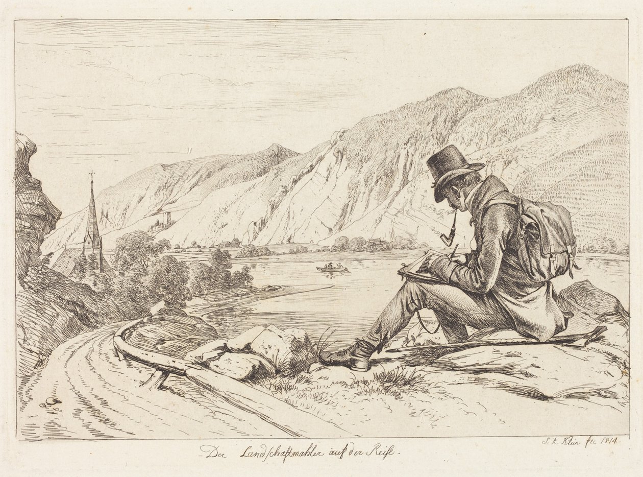 Landskapsmaleren på reise av Johann Adam Klein