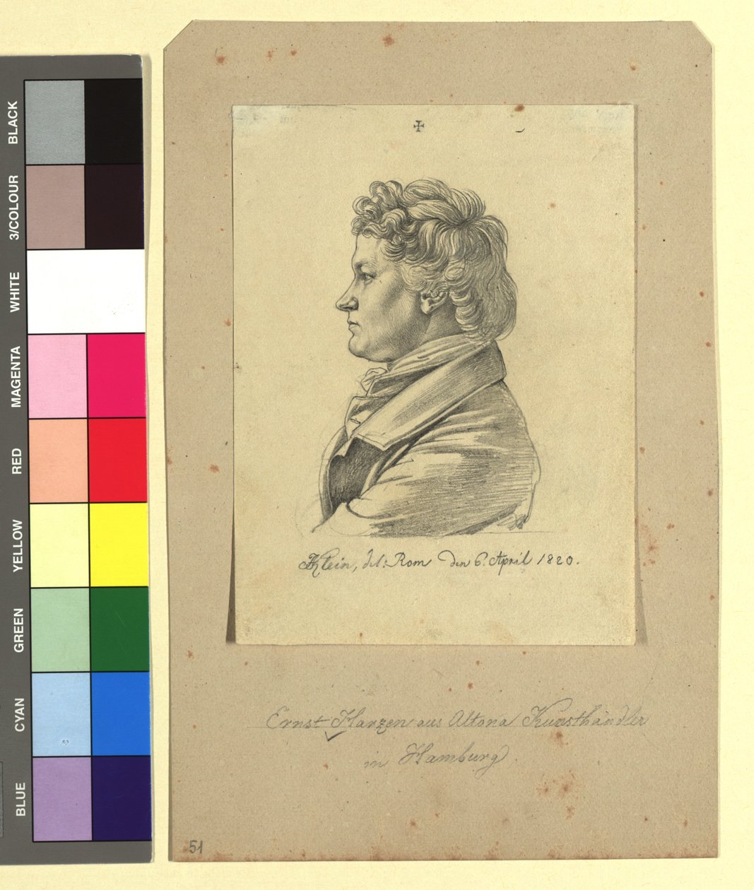 Georg Ernst Harzen (Altena 1790-1863), kunsthandler av Johann Adam Klein