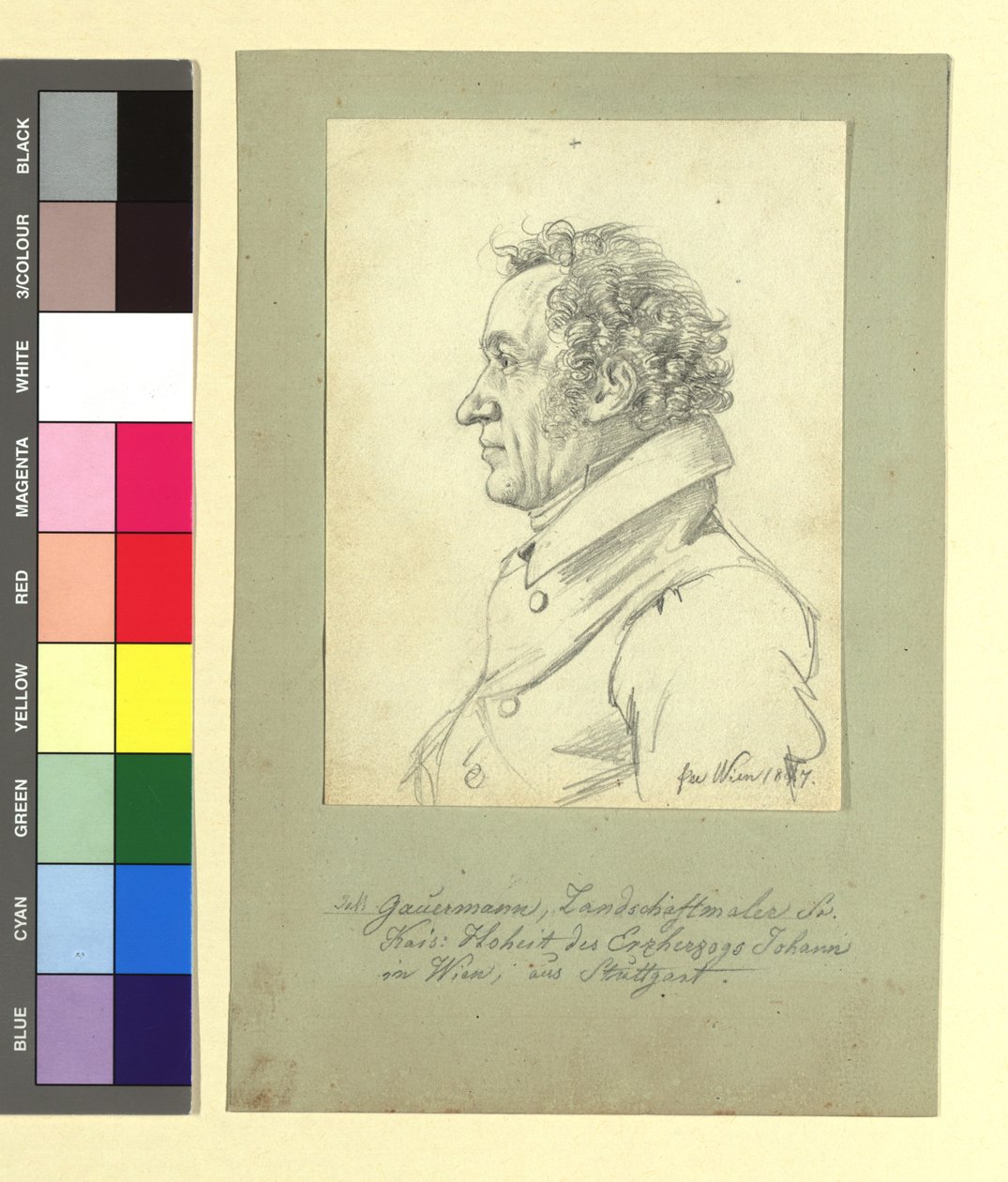 Jakob Gauermann (1773-1843), maler av Johann Adam Klein