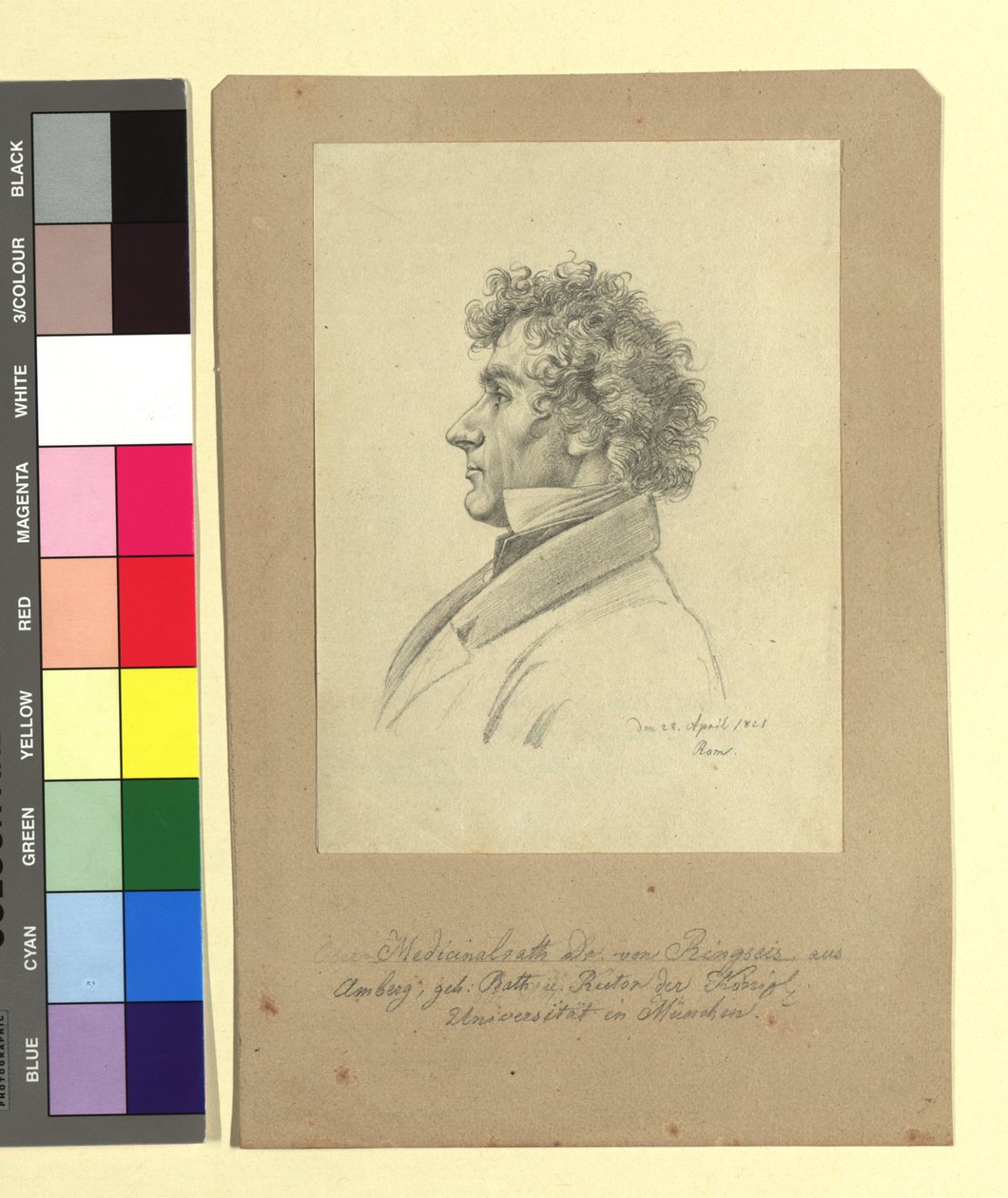 Johann Nepomuk von Ringseis (1785-1880), lege, rektor av Johann Adam Klein