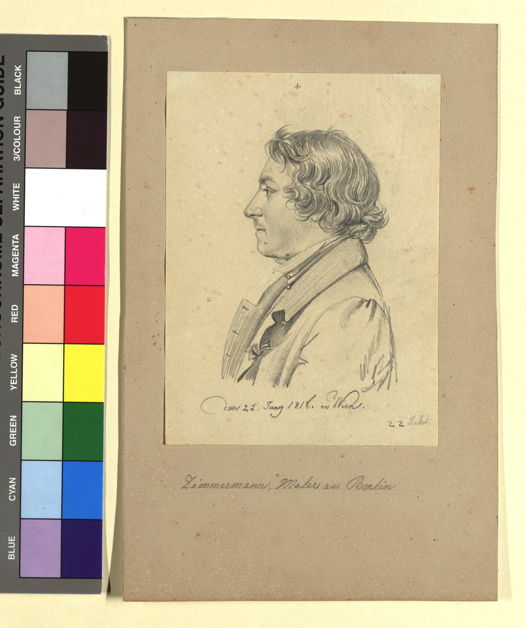 Karl Friedrich Zimmermann (1796-1820), maler av Johann Adam Klein