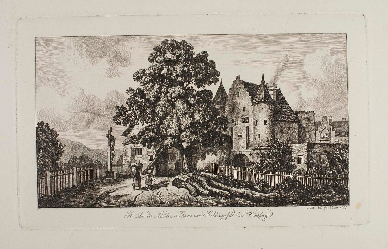 Nicolai-Thores von Heidingsfeld av Johann Adam Klein