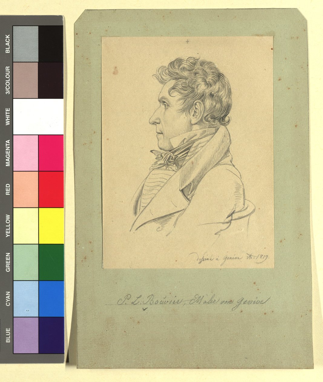 Pierre Louis Bouvier (1766-1836), portrettmaler av Johann Adam Klein