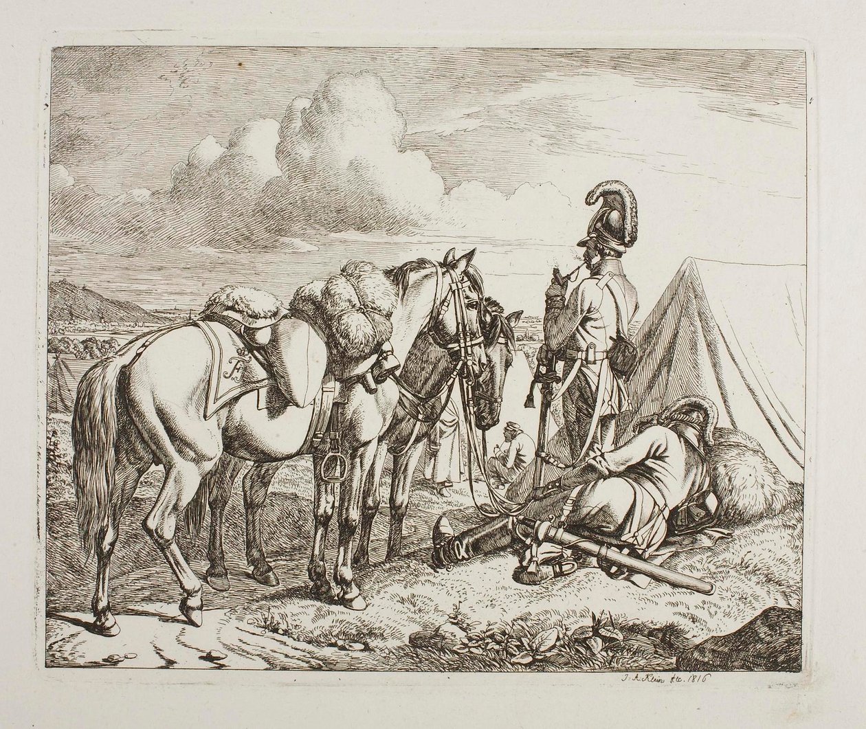 Russisk militær av Johann Adam Klein